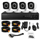 Sistem Supraveghere Video CCTV cu DVR 4 Canale și 4 Camere 600 TVL, Infraroșu, Acces Telefon, HDMI și VGA