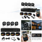 Sistem Supraveghere Video CCTV cu DVR 4 Canale și 4 Camere 600 TVL, Infraroșu, Acces Telefon, HDMI și VGA