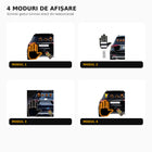 Semn LED Auto cu Telecomandă, Design Mână, 4 Moduri de Semnalizare, Lumină Portocalie, Compatibil Universal