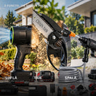 PACHETUL GOSPODARULUI 3 ÎN 1 Suflantă cu acumulator + Mini Fierăstrău cu Lanț + Aparat Portabil de Spălat cu Presiune
