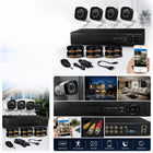 Sistem Supraveghere Video CCTV cu DVR 4 Canale și 4 Camere 600 TVL, Infraroșu, Acces Telefon, HDMI și VGA